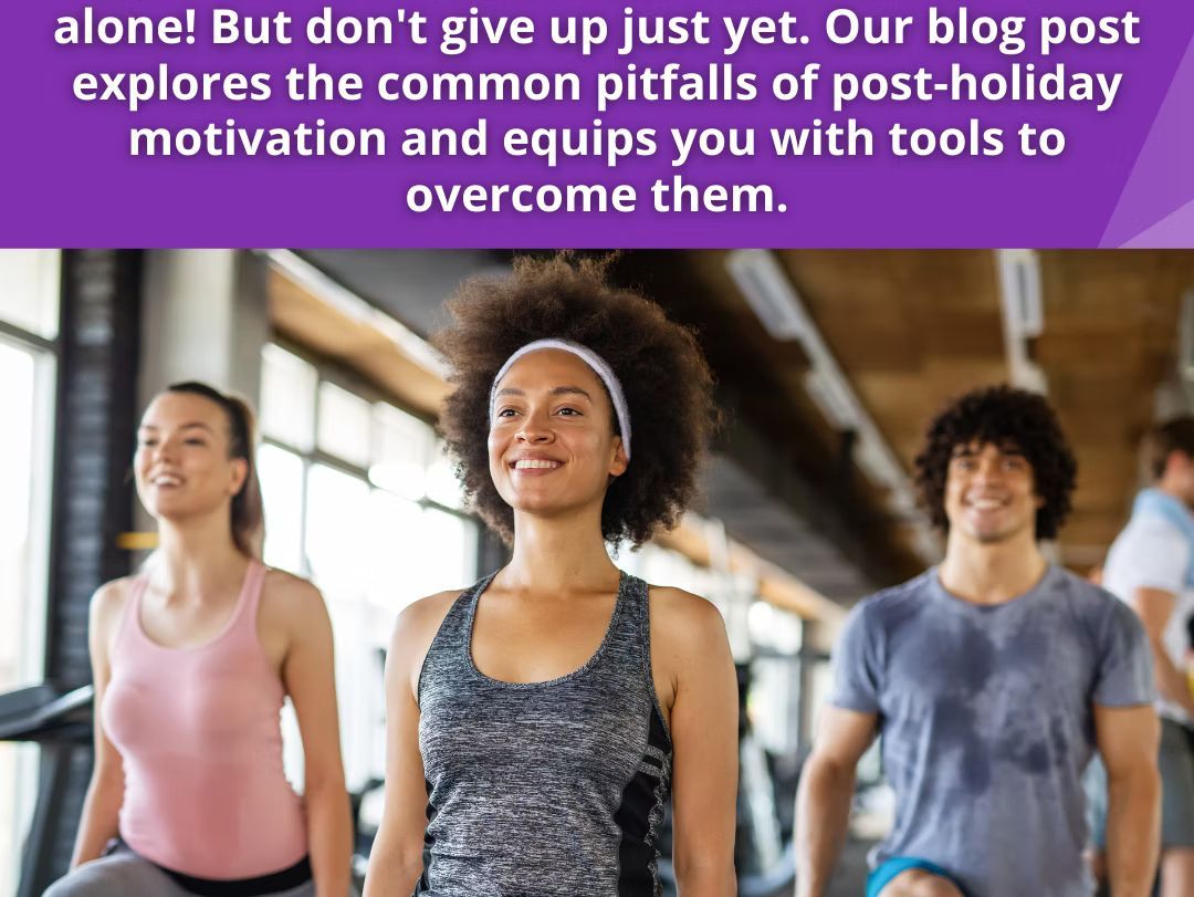 A group of people working out.