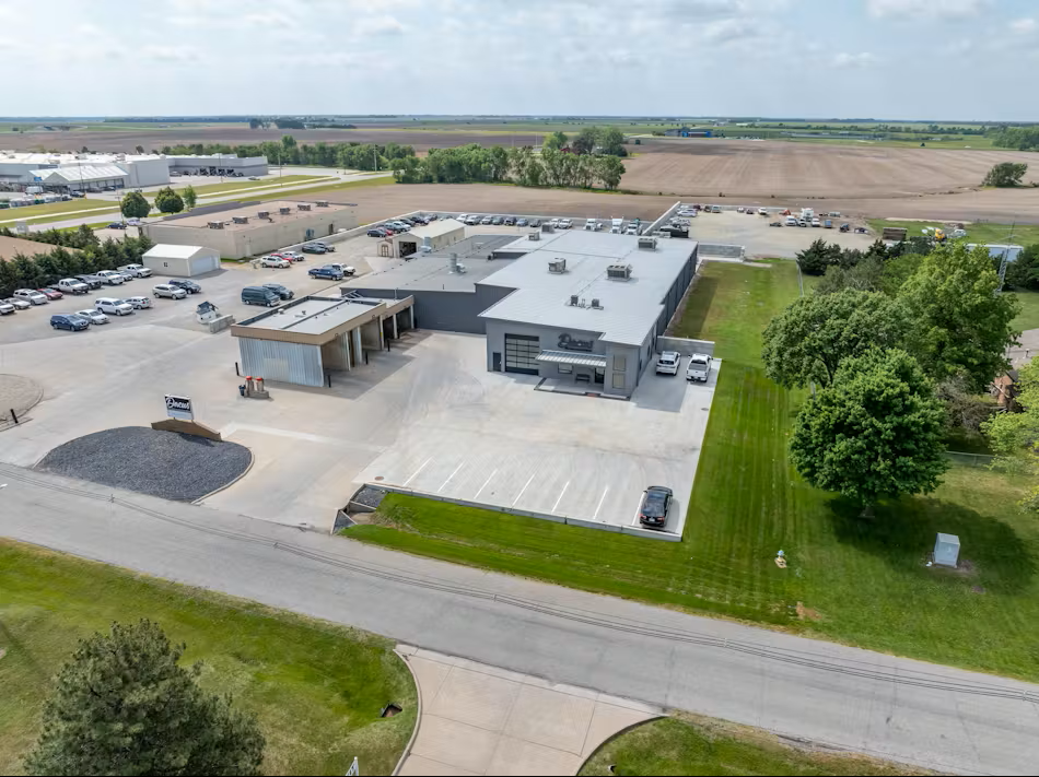 A man is working on a car.