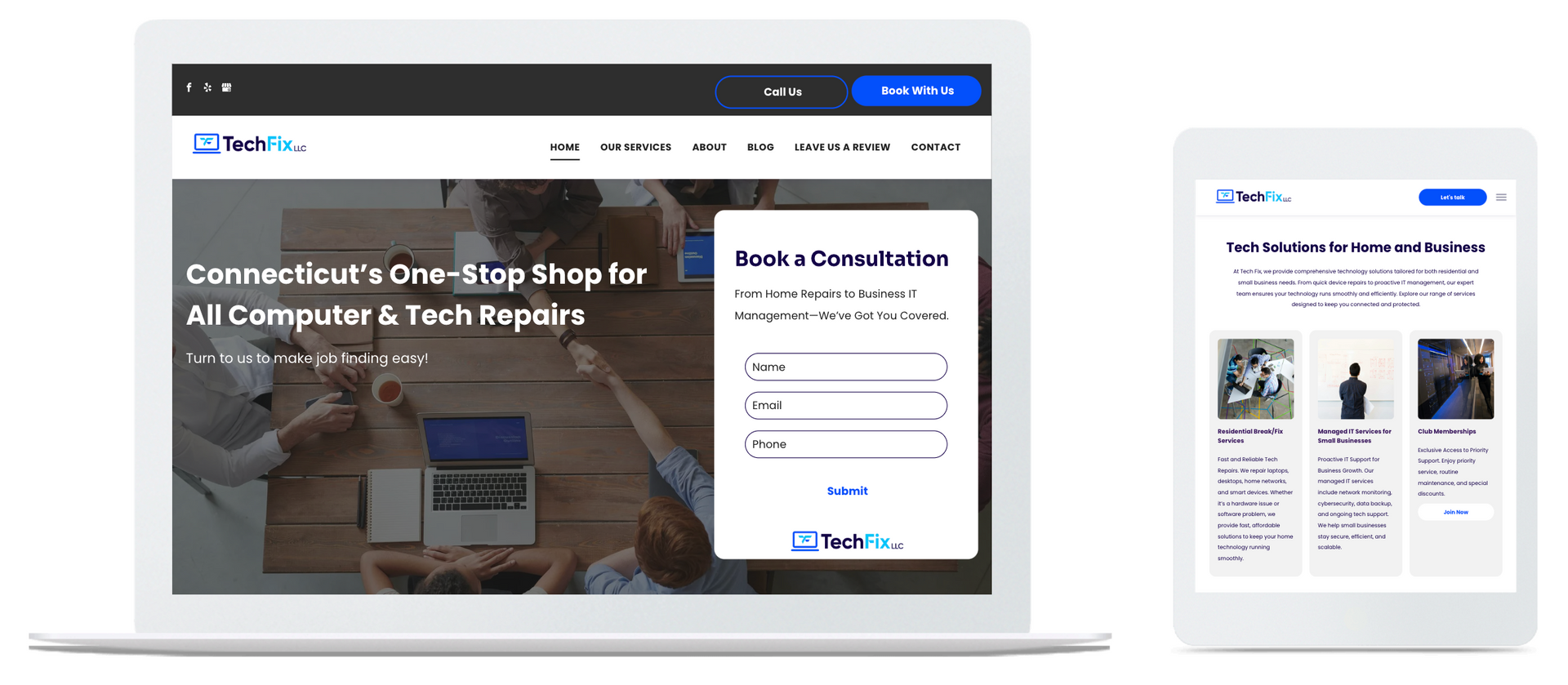 Tech Fix LLC Website