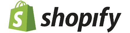 A green shopping bag with the word shopify on it.