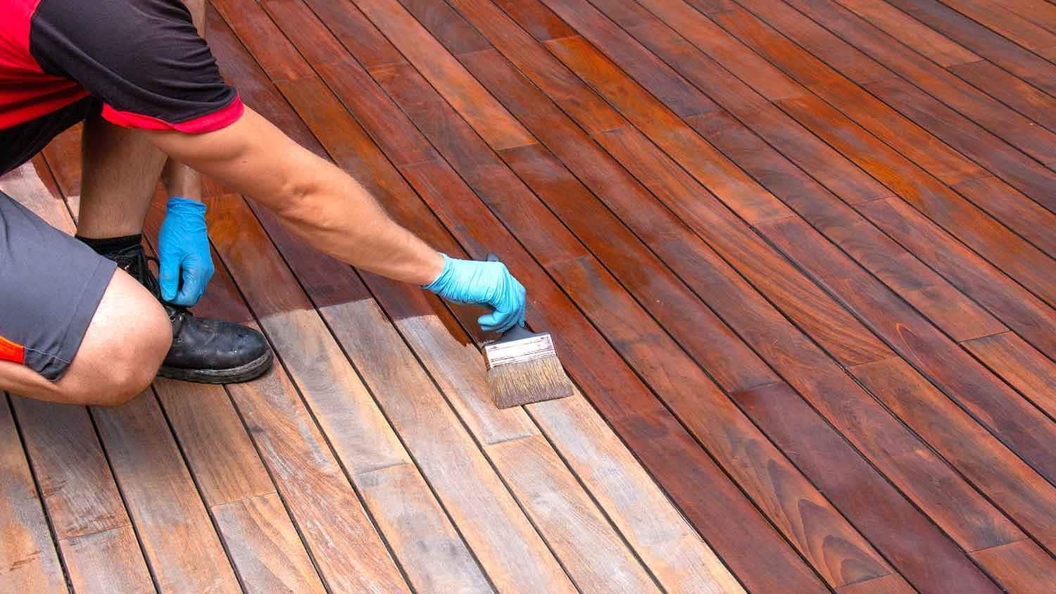 call to action button for deck staining
