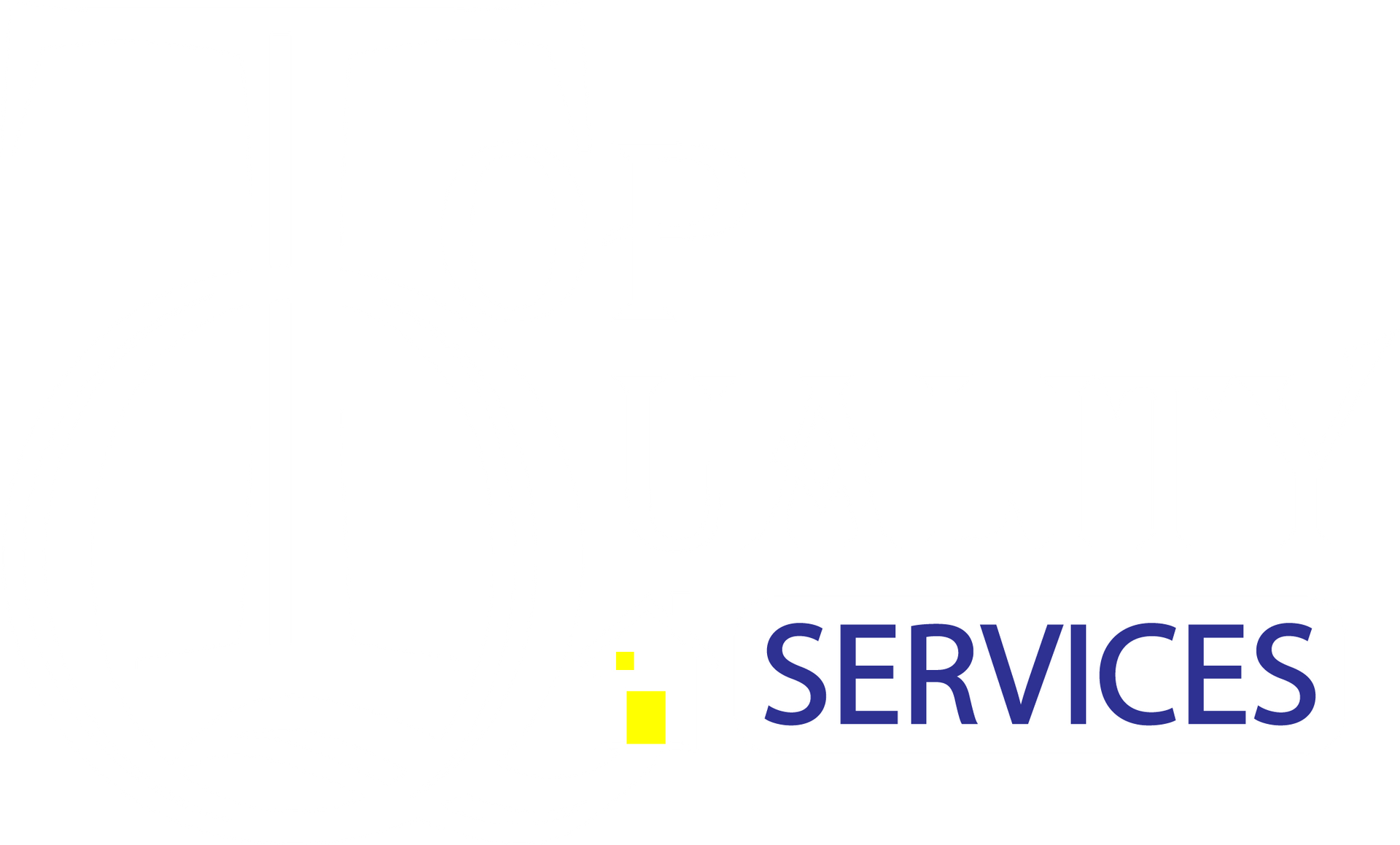 A blue and white logo for top quality services