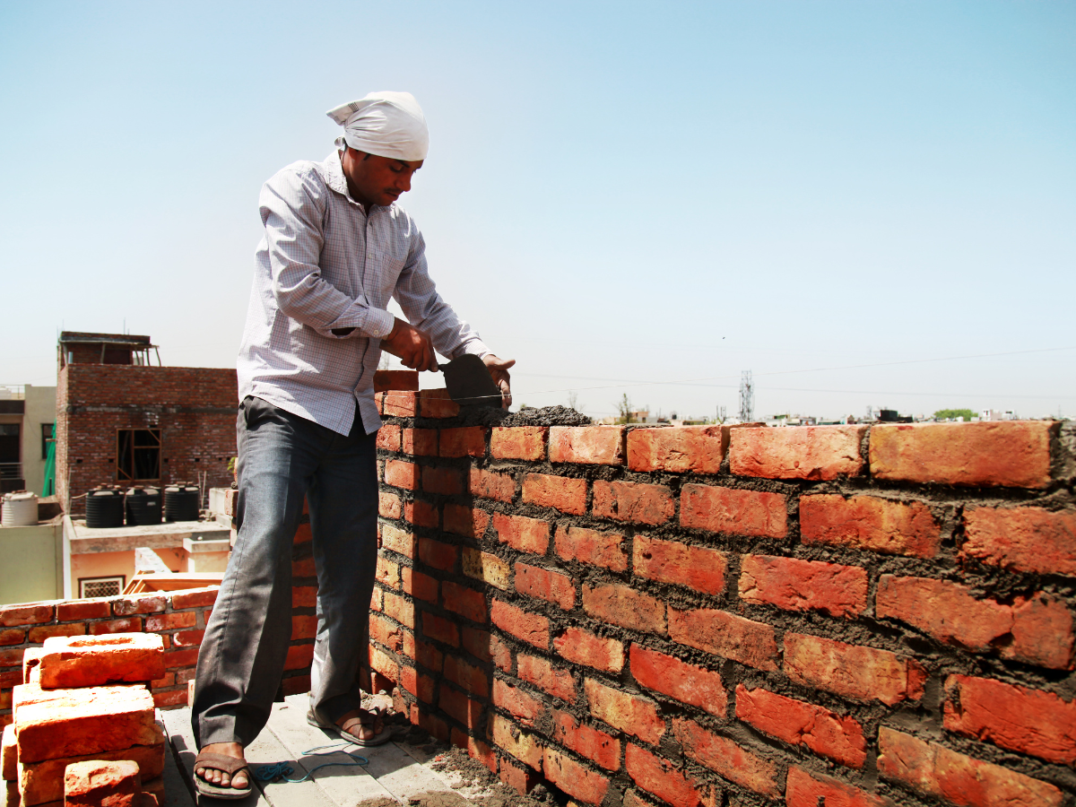 An image of a masonry professional