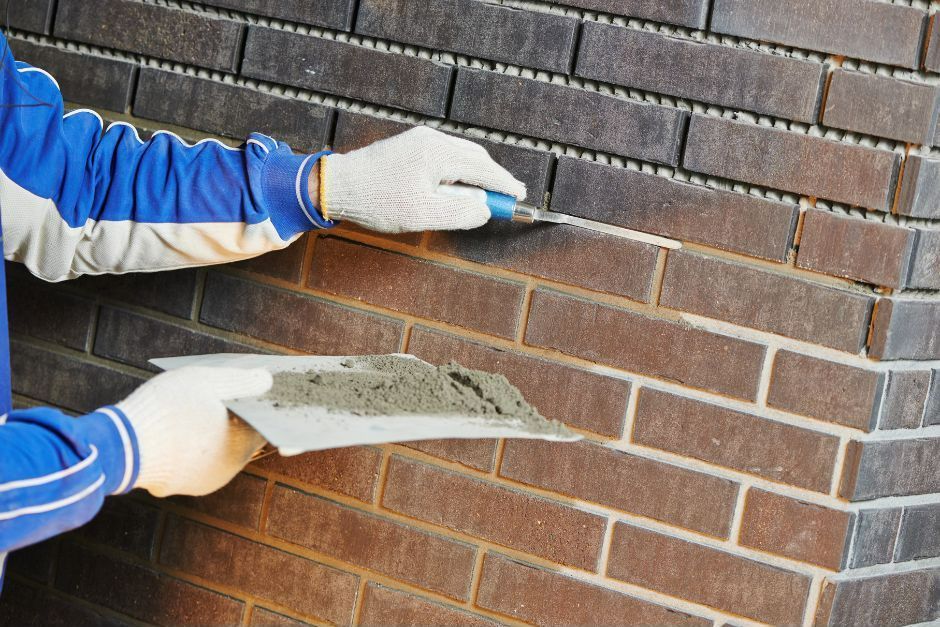 repairing brick mortar