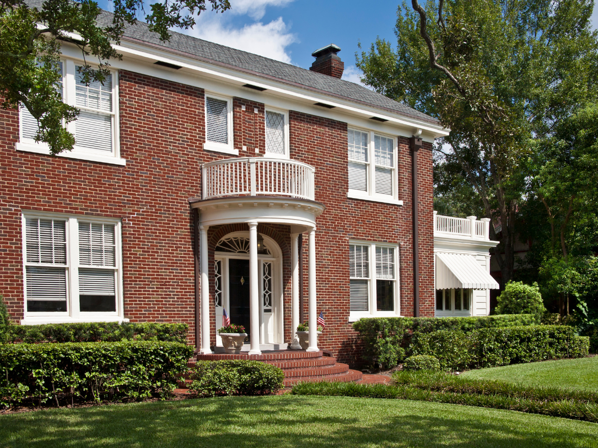 An image of a brick home