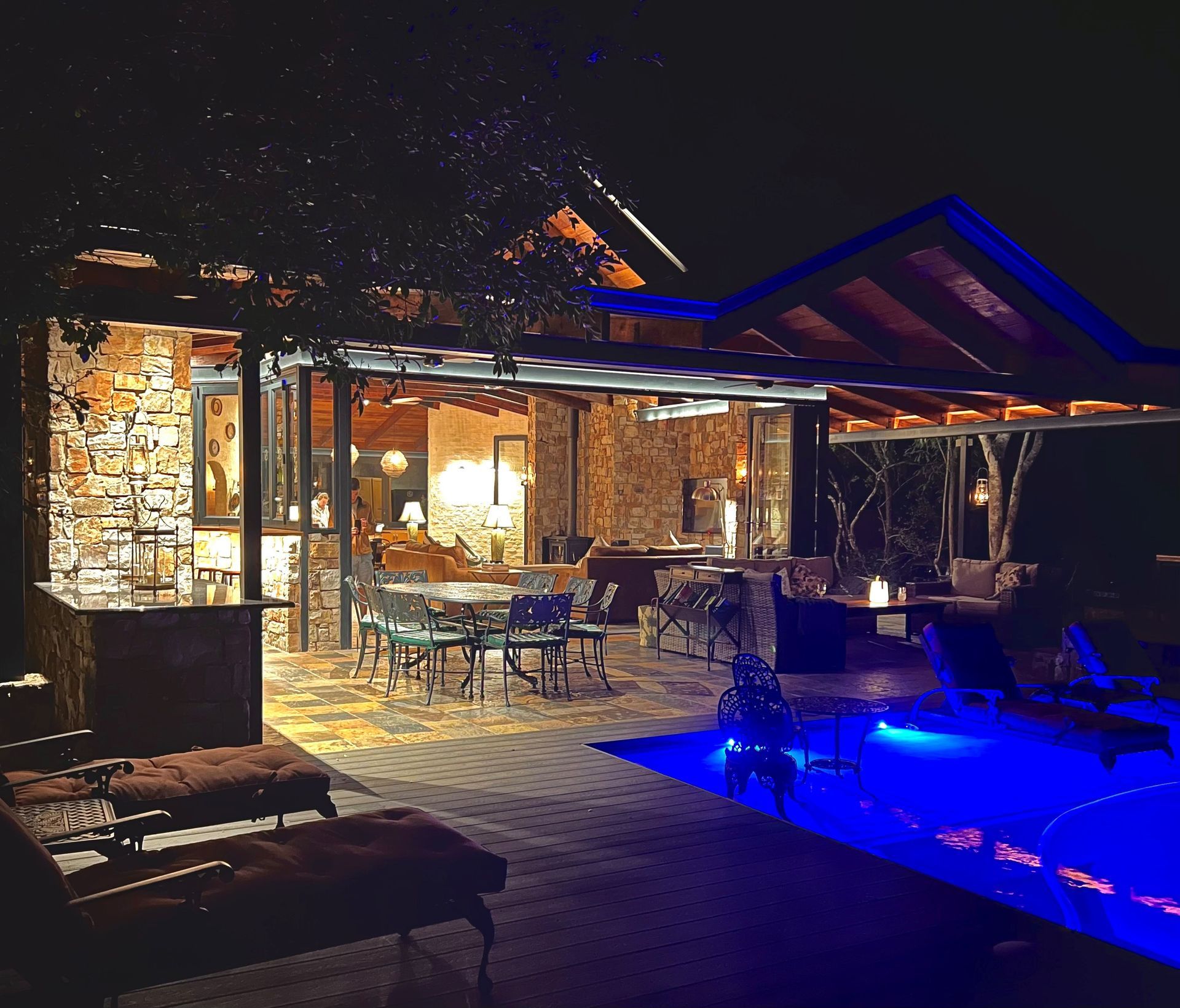 Bakoni Forest Lodge veranda