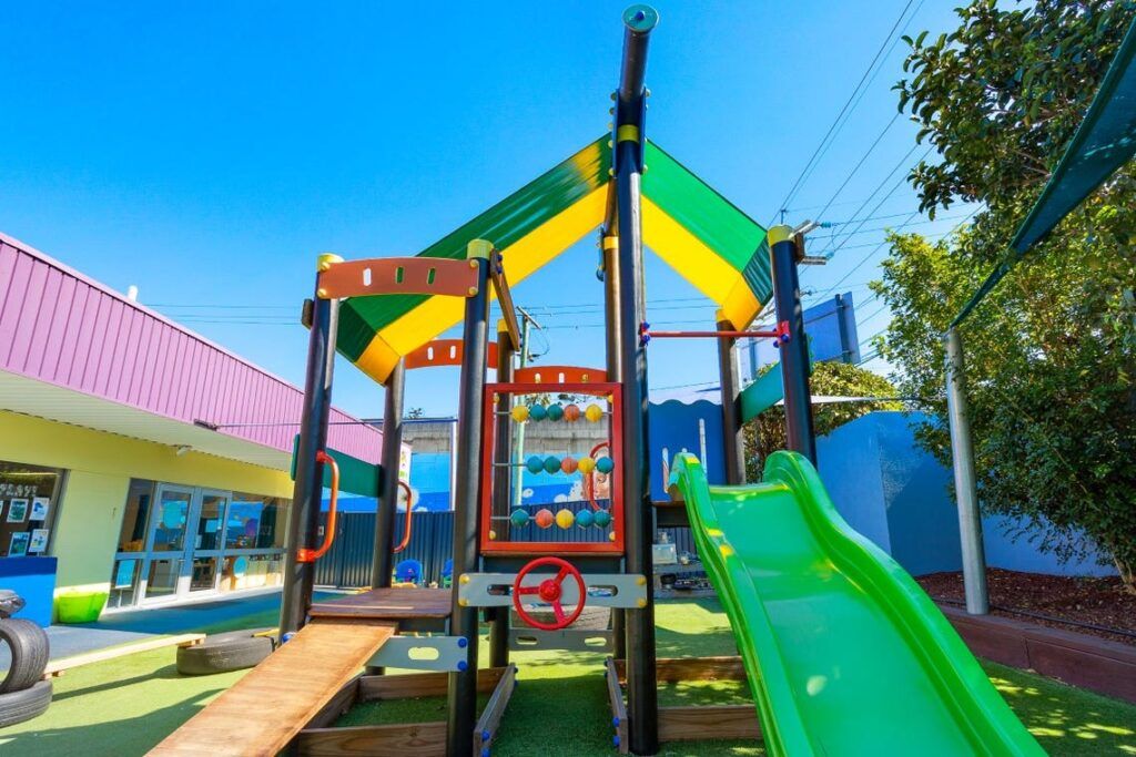Modern Playground with Slides, Bridge, Climbing Stairs, and Canopy | Strathpine, Qld | Strathpine Design & Drafting
