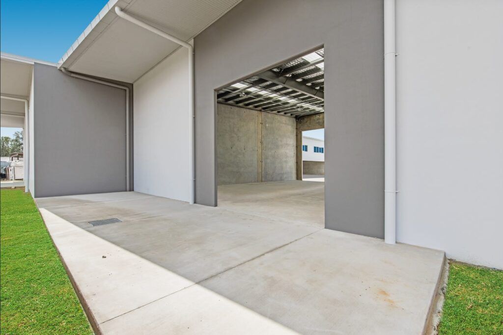 Front Door of an Empty Warehouse | Strathpine, Qld | Strathpine Design & Drafting