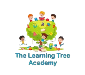 a logo for courtney 's little learners academy with children playing with lego blocks .