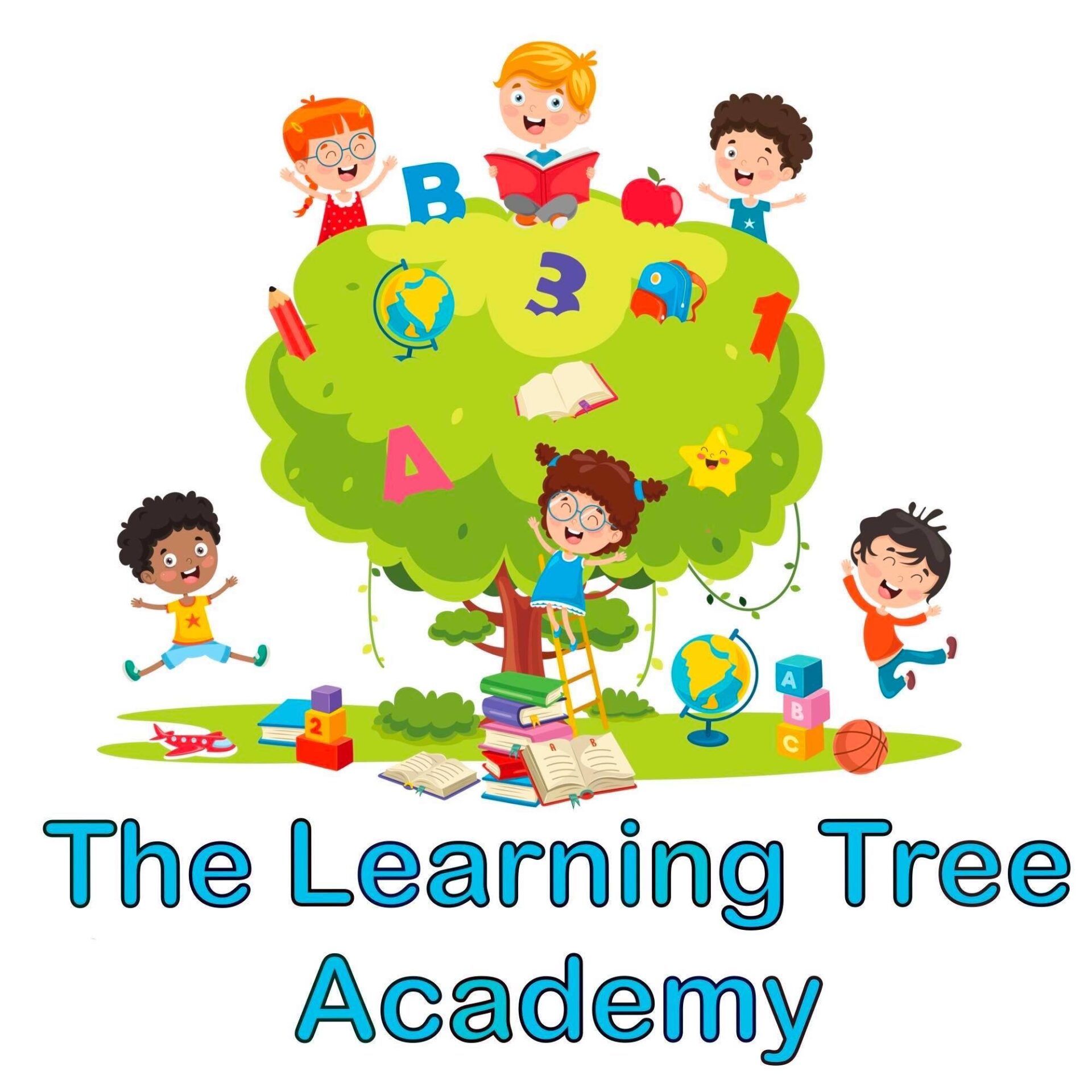 a logo for courtney 's little learners academy with children playing with lego blocks .