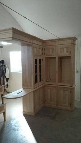 Libreria angolare su misura