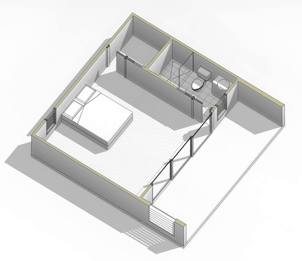 Cadogan - small studio plan - Backyard Abodes