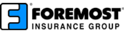 Logo of Foremost Insurance Group: a blue and white 
