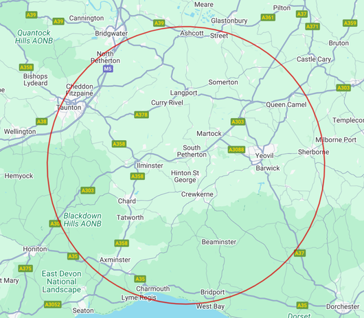 Alarm Wizard coverage map