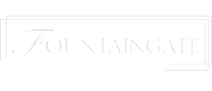 Fountaingate Logo - White