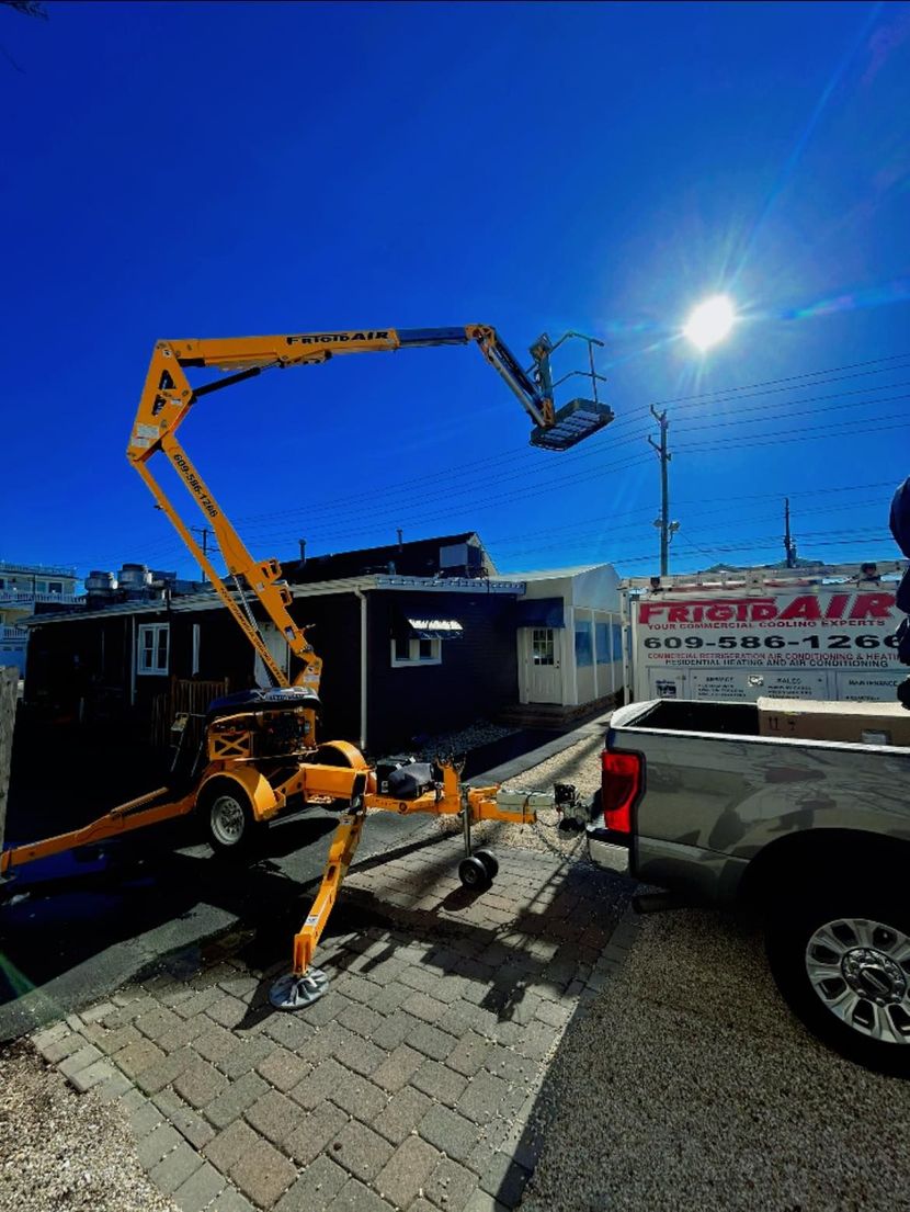 Couple and dog sitting on a hardwood floor in an empty room, looking up toward the windows.