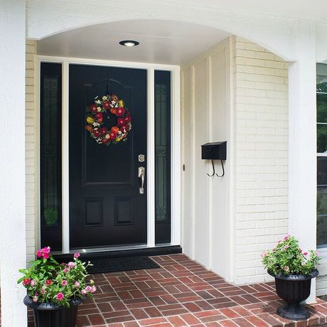 Black Entry Door