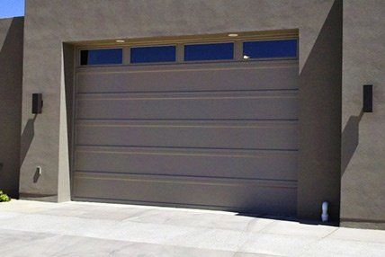 2294 flush recessed panel garage door
