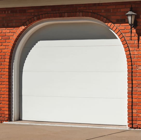 flush panel garage door
