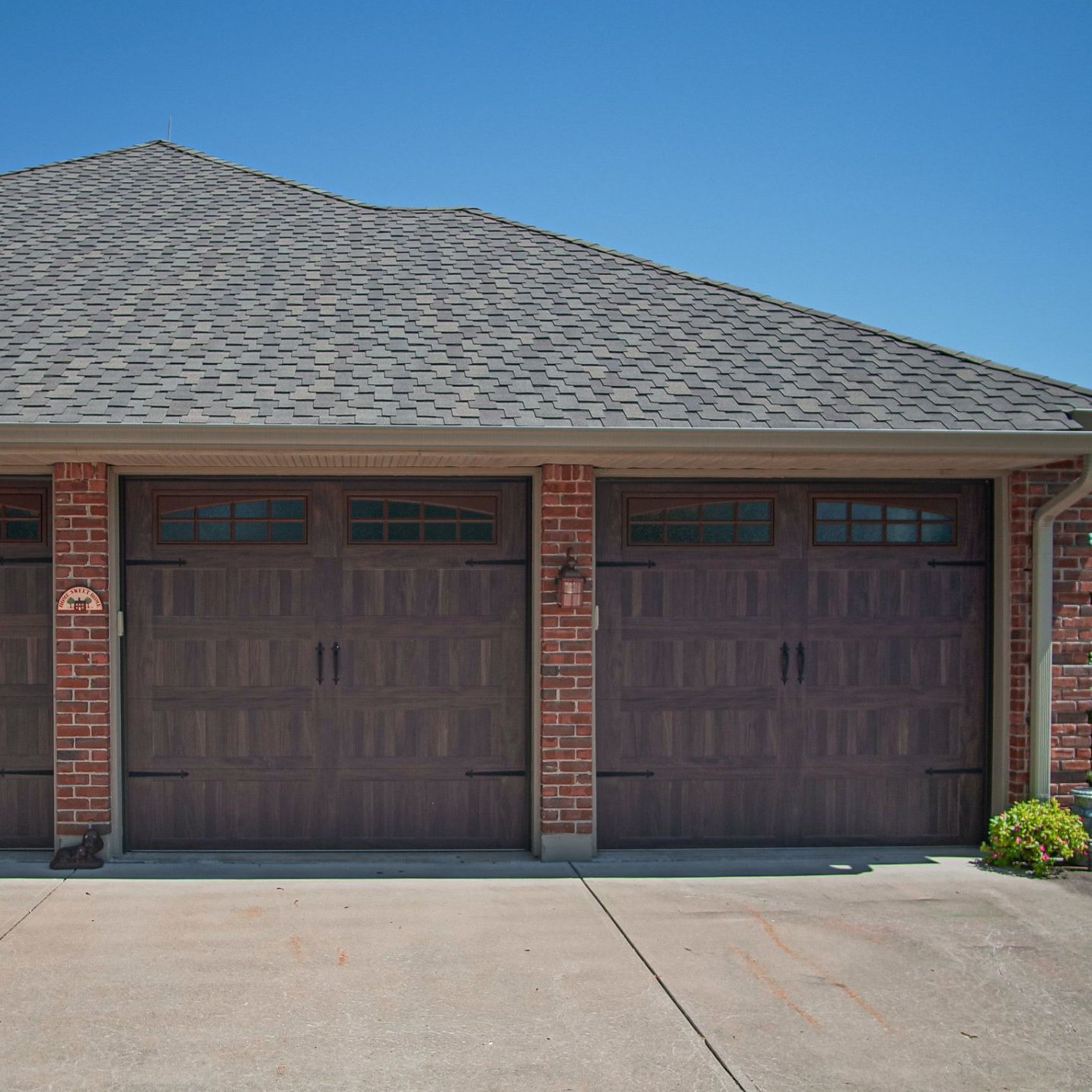 wooden garage doors