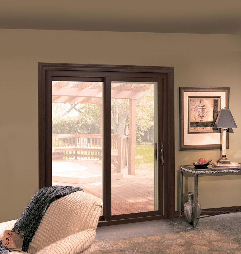 patio door leading to outside deck
