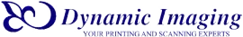 Logo of "Dynamic Imaging", with text "YOUR PRINTING AND SCANNING EXPERTS".