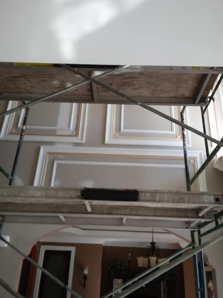 Setting up the Scaffolding — Hammond, IN — Bob's Plastering & Painting