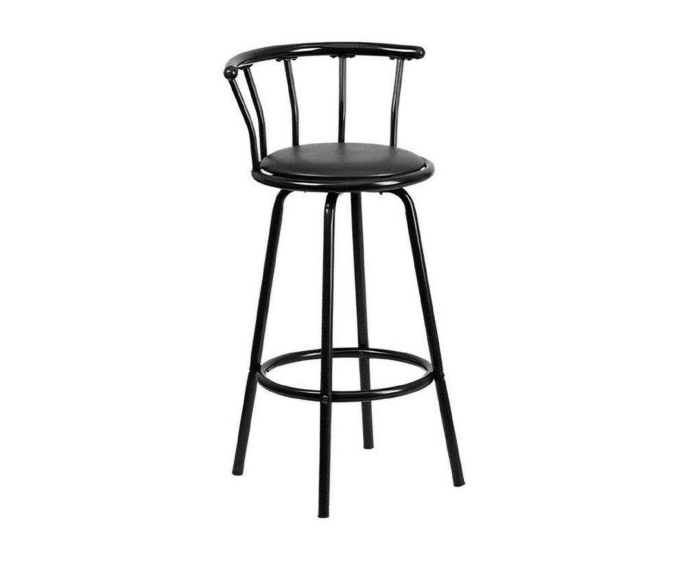 Metal padded bar stool