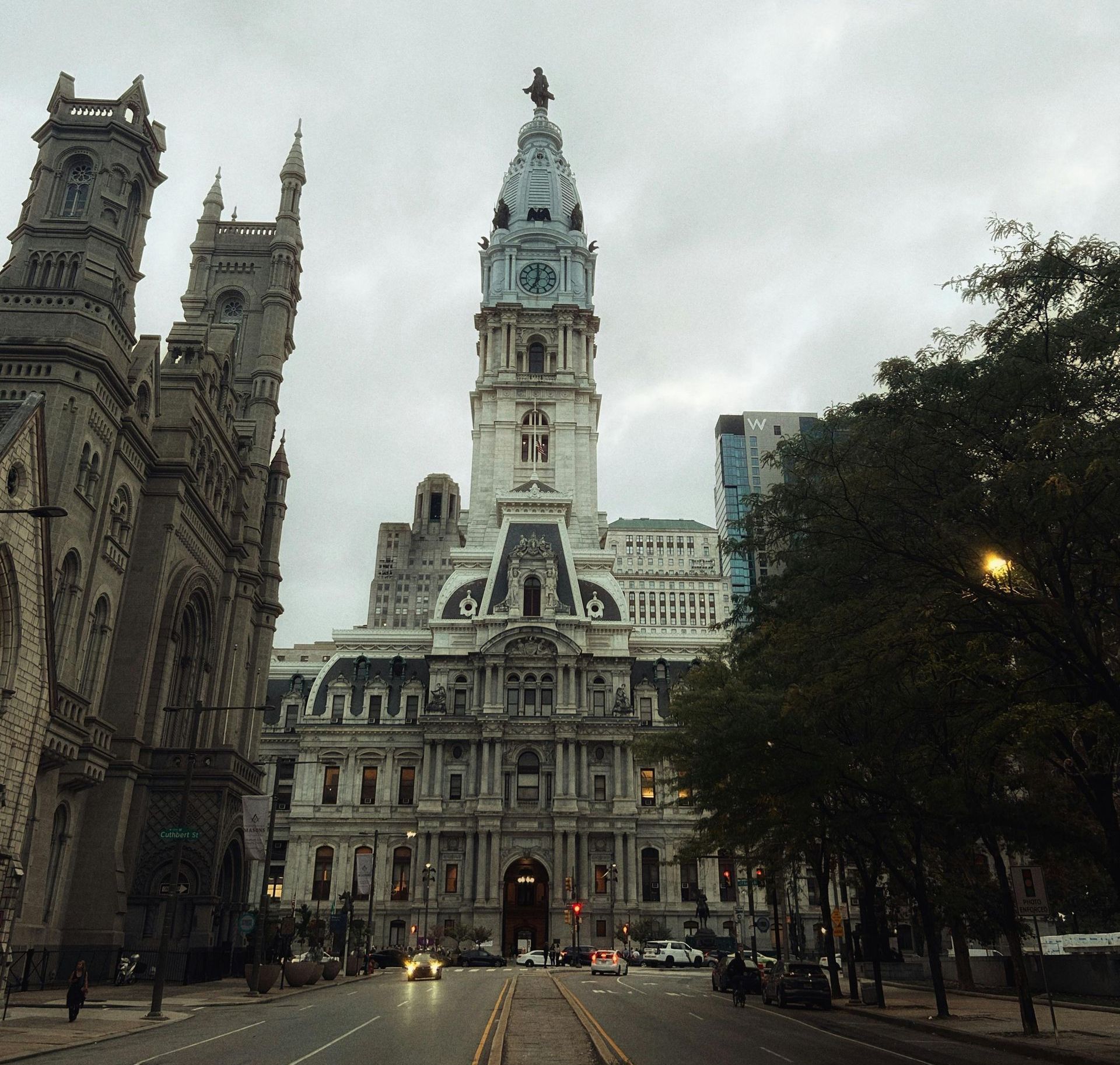 A large building with a clock tower on top of it