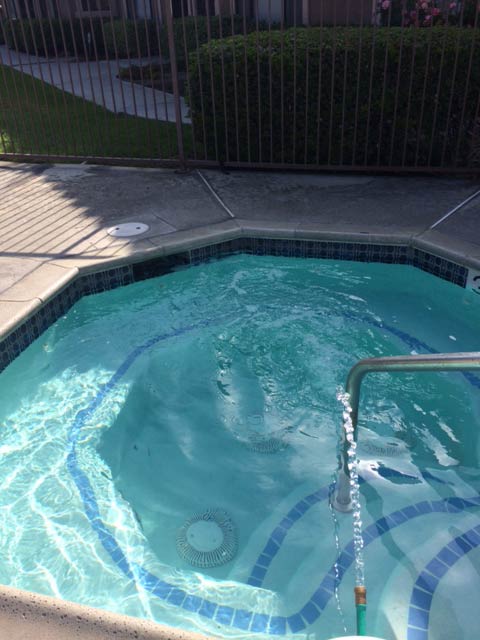 Jacuzzi shaped like a polygon - Pool services in Whittier, CA