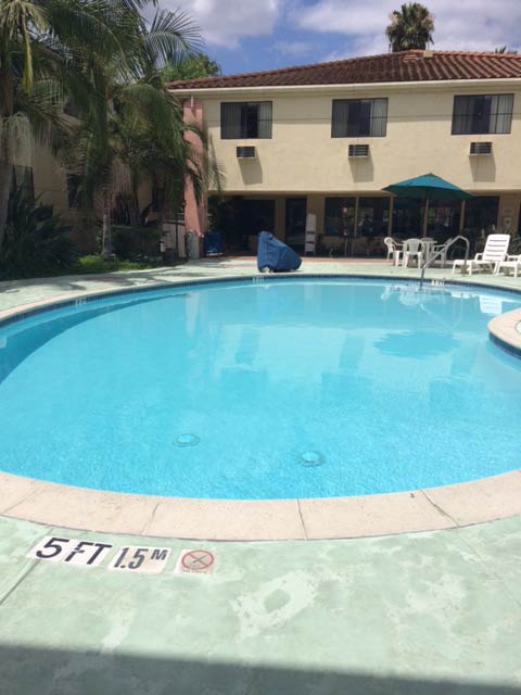 Round pool in a home - Pool services in Whittier, CA