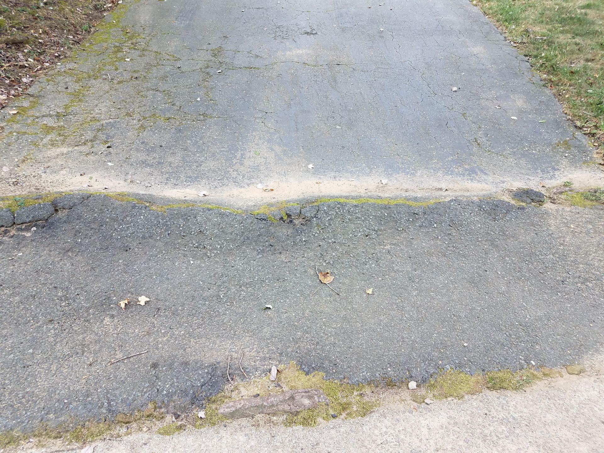 damaged asphalt driveway in Lexington Kentucky