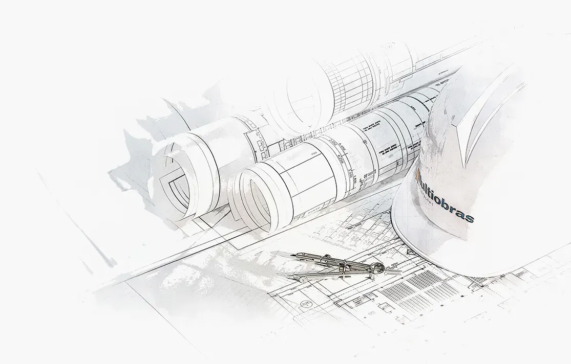 pilares multiobras construções