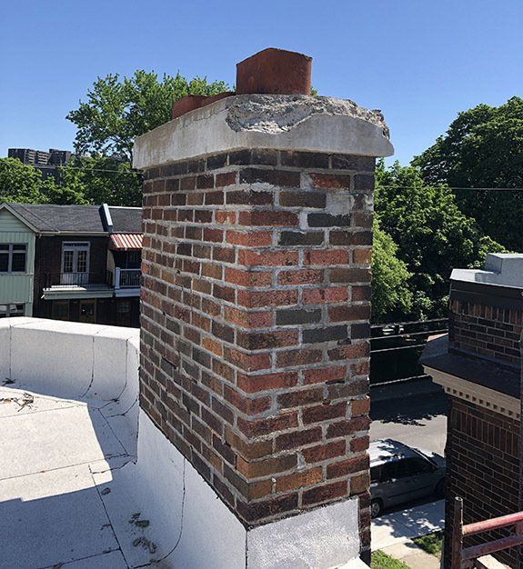 CHEMINÉE ENDOMMAGÉE