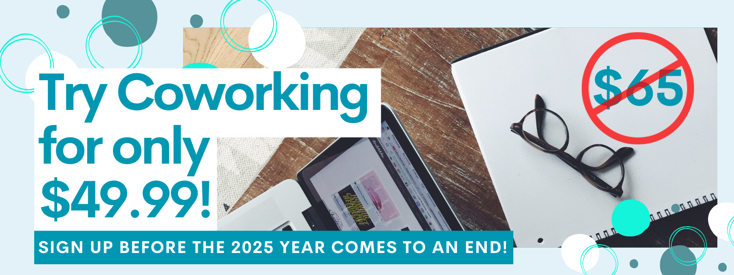 $49.99 coworking end of year special at bridge space