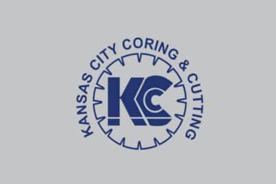 A logo for kansas city coring and cutting