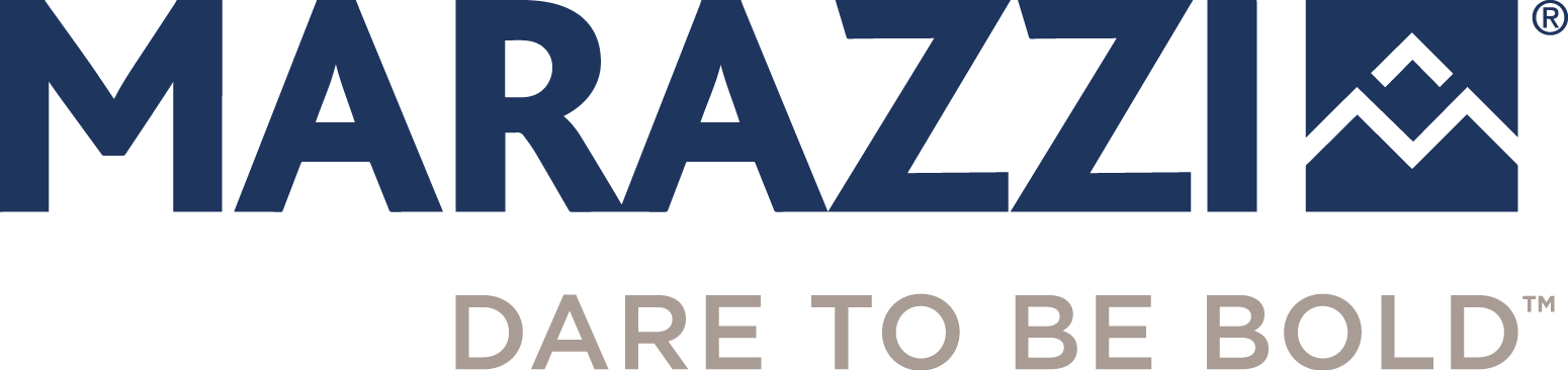 a marazzi logo that says dare to be bold