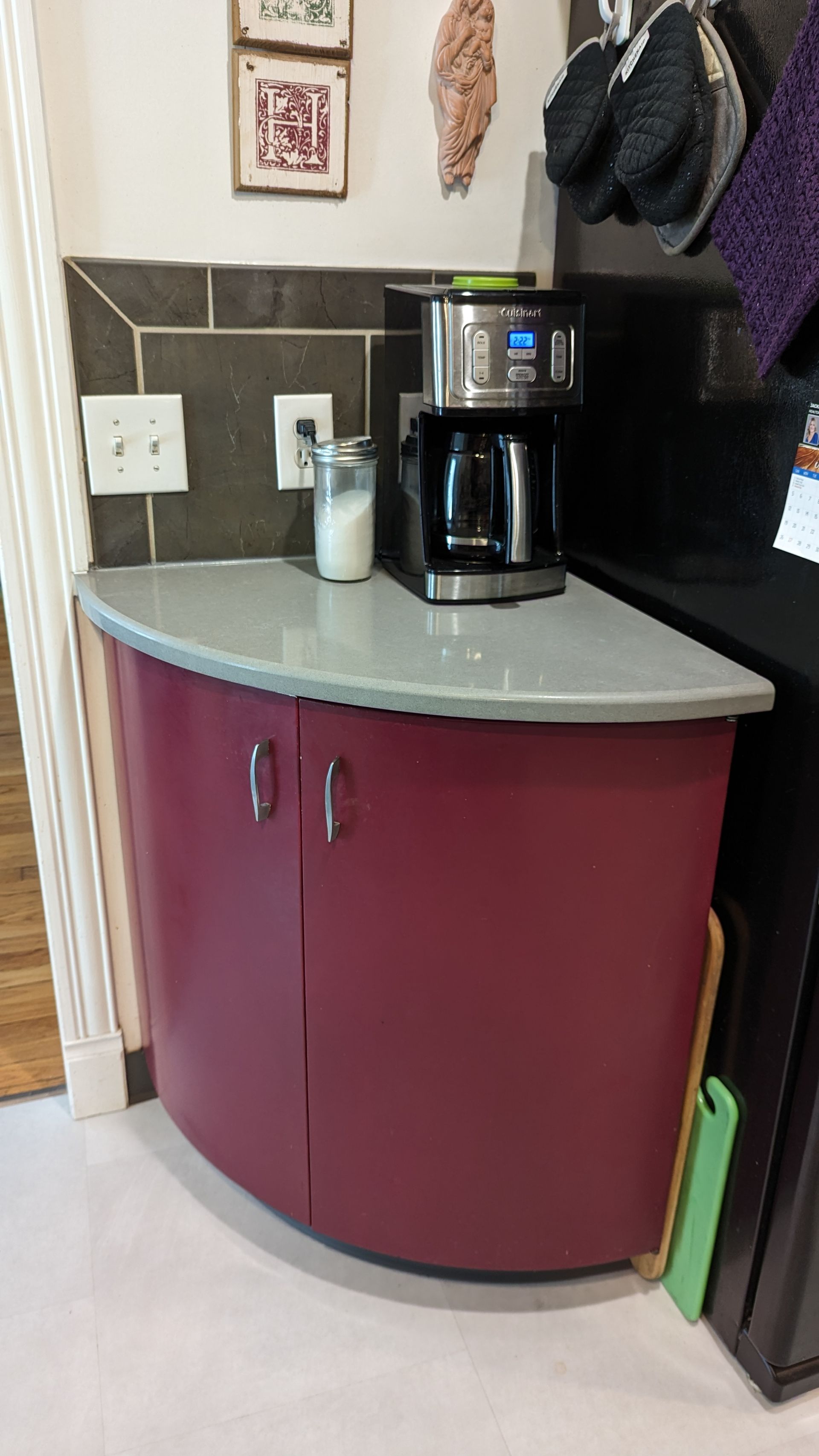 Floor and Quartz Counter Top installation by Holyoke Millwork