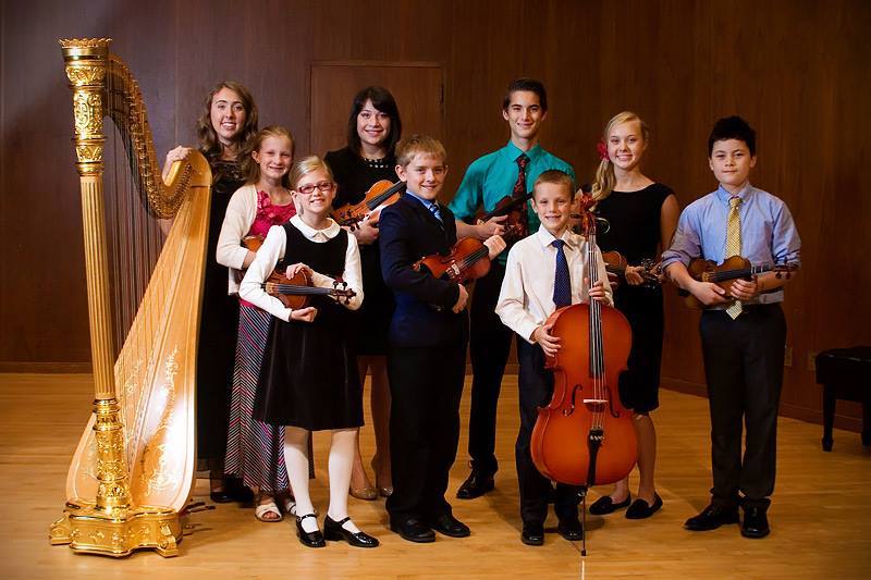 young musicians on stage
