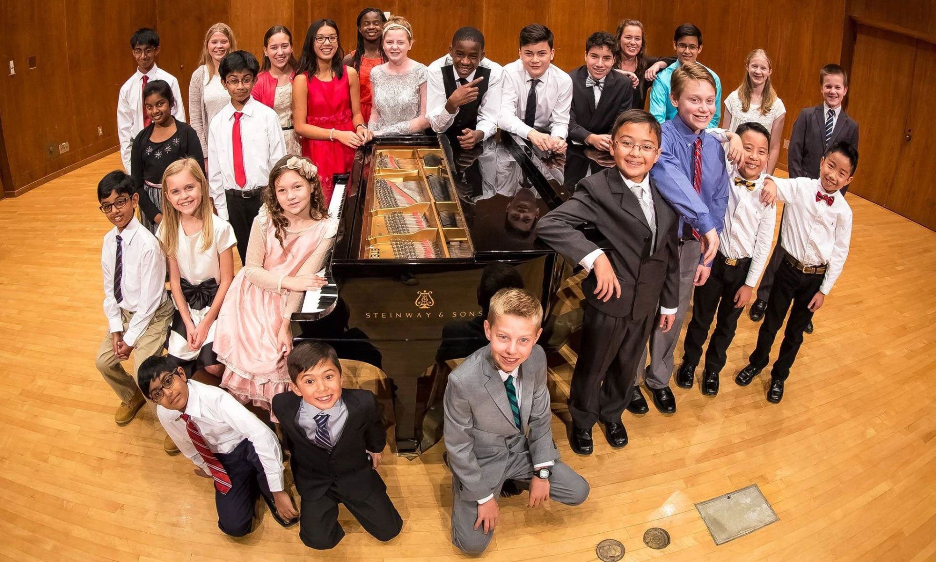 young musicians of Reed Music Studios