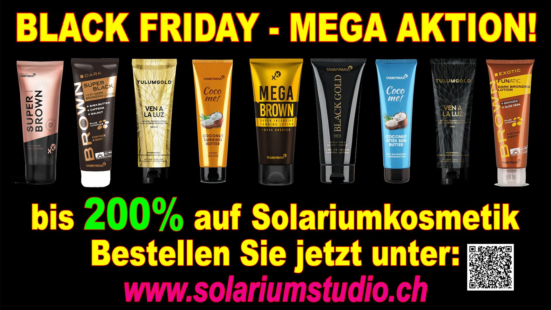 SunWorld Weinfelden Black Friday – Top-Lotions mit exklusivem Bonus