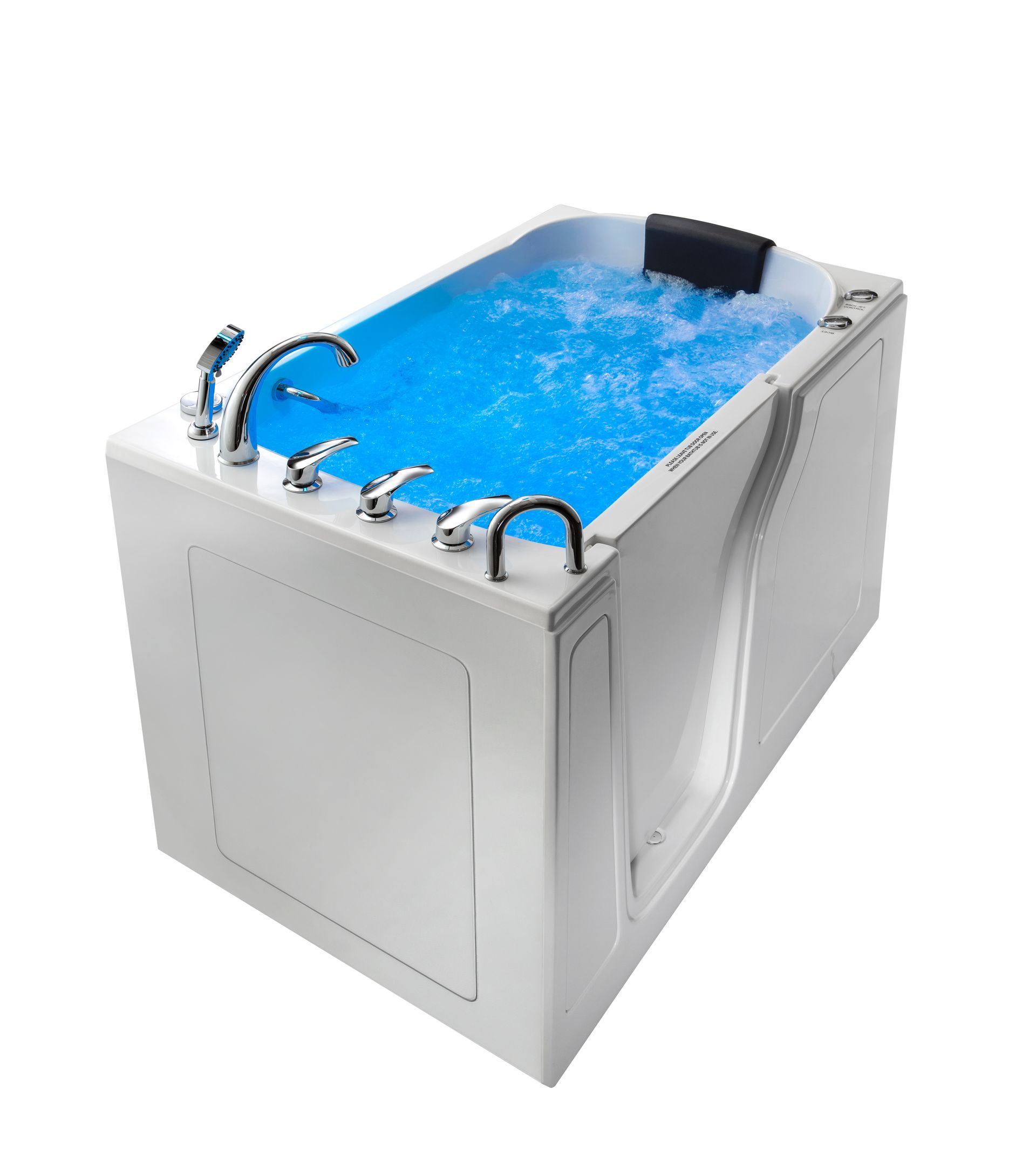 New Bathtub with Water — Moline, IL — Midwest Bath Co.