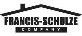 Francis-Schulze Company logo with a house-shaped graphic above the company name. 