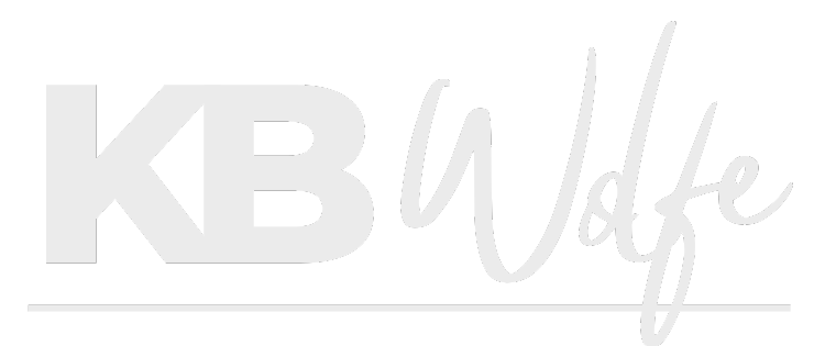 kb wolfe white logo