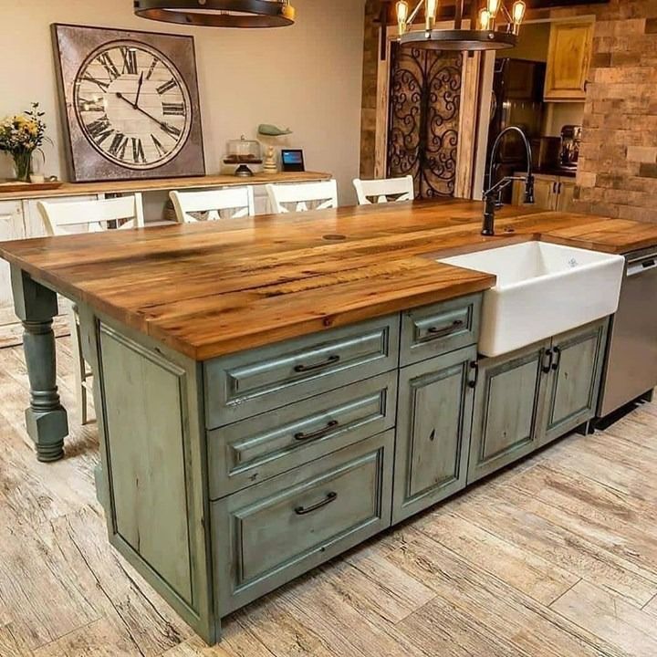 kitchen countertop made of wood