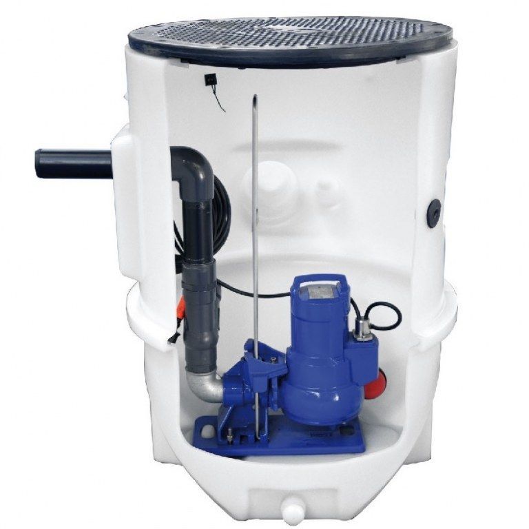 Pompe de relevage vue en coupe