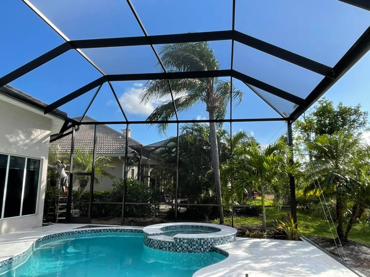Pool Cage Installation, Screen repair, Screen Enclosure, North Port, Port Charlotte, Venice, Sarasota, Fort Myers, Englewood, Lehigh Acres
