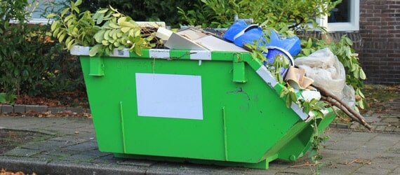 Bin in Garden for Recycling — Skip bin hire in Mapleton, QLD
