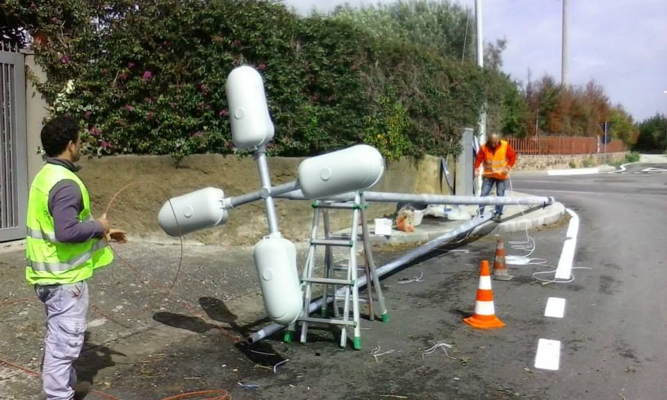 impianti illuminazione, illuminazione pubblica, sicilia