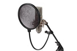 Mic Stand with De-popper